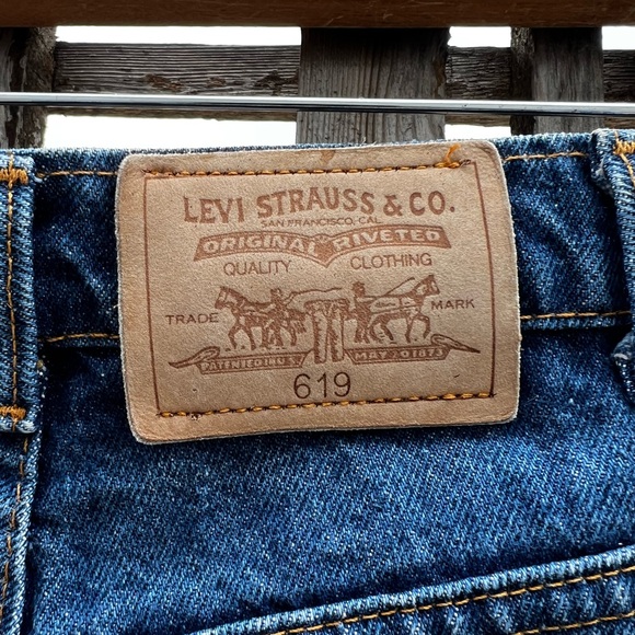 Vintage 1960’s/1970’s orange label Levi’s 619 Denim Jeans - Picture 6 of 9